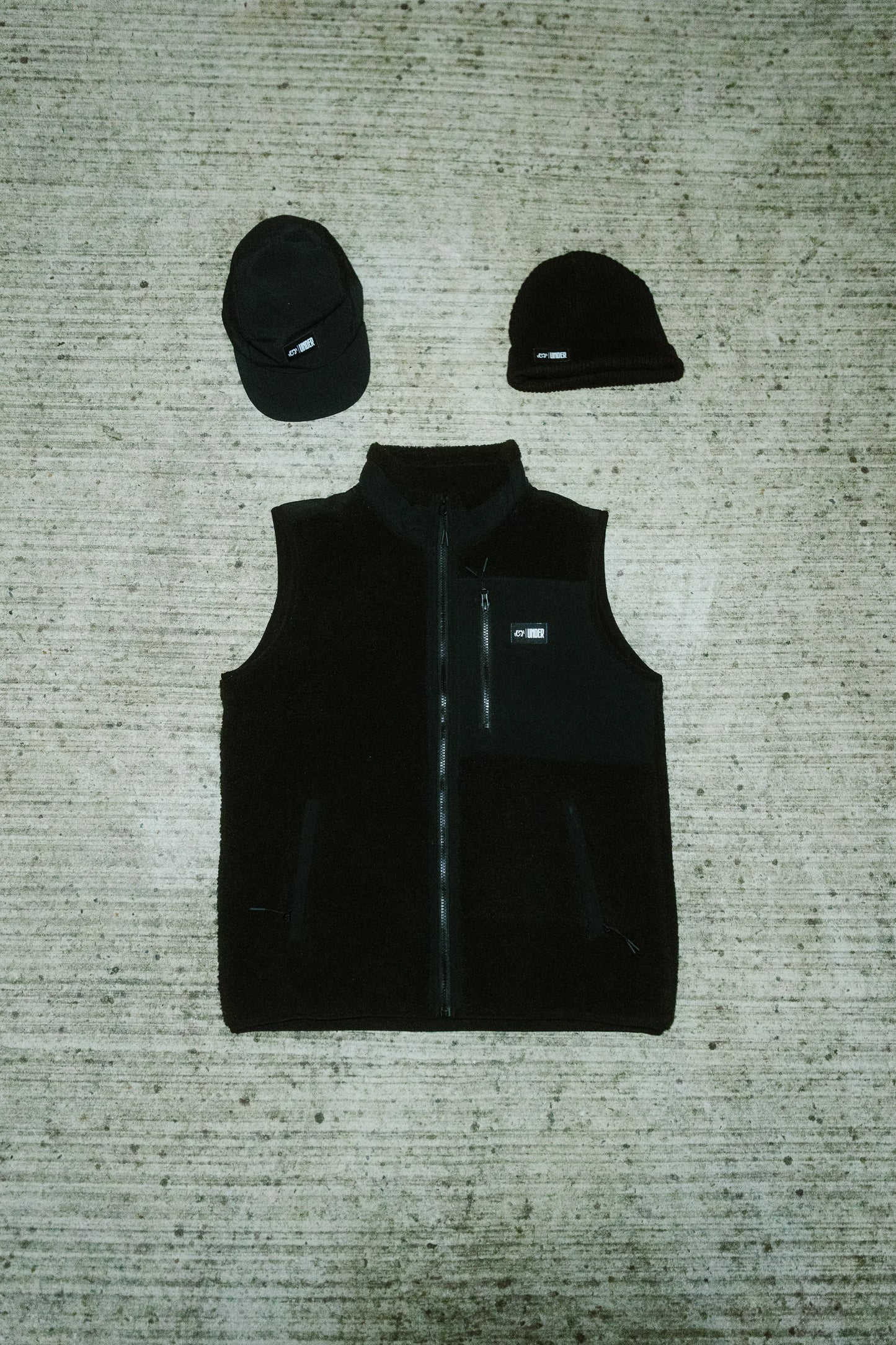 CAP 5 PANEL "WINTER" Black