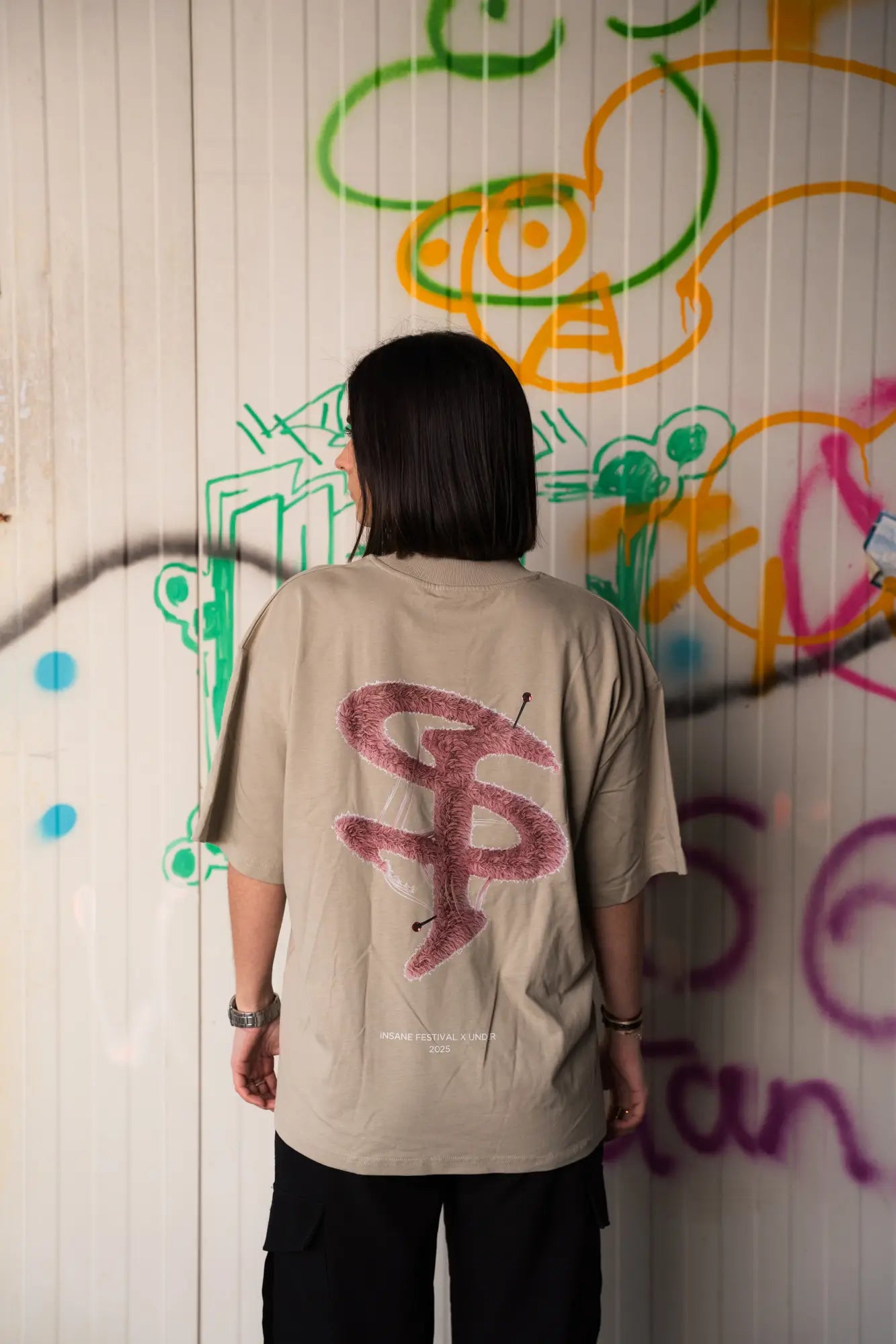 T-shirt Oversize "Soft Insanity" Stone