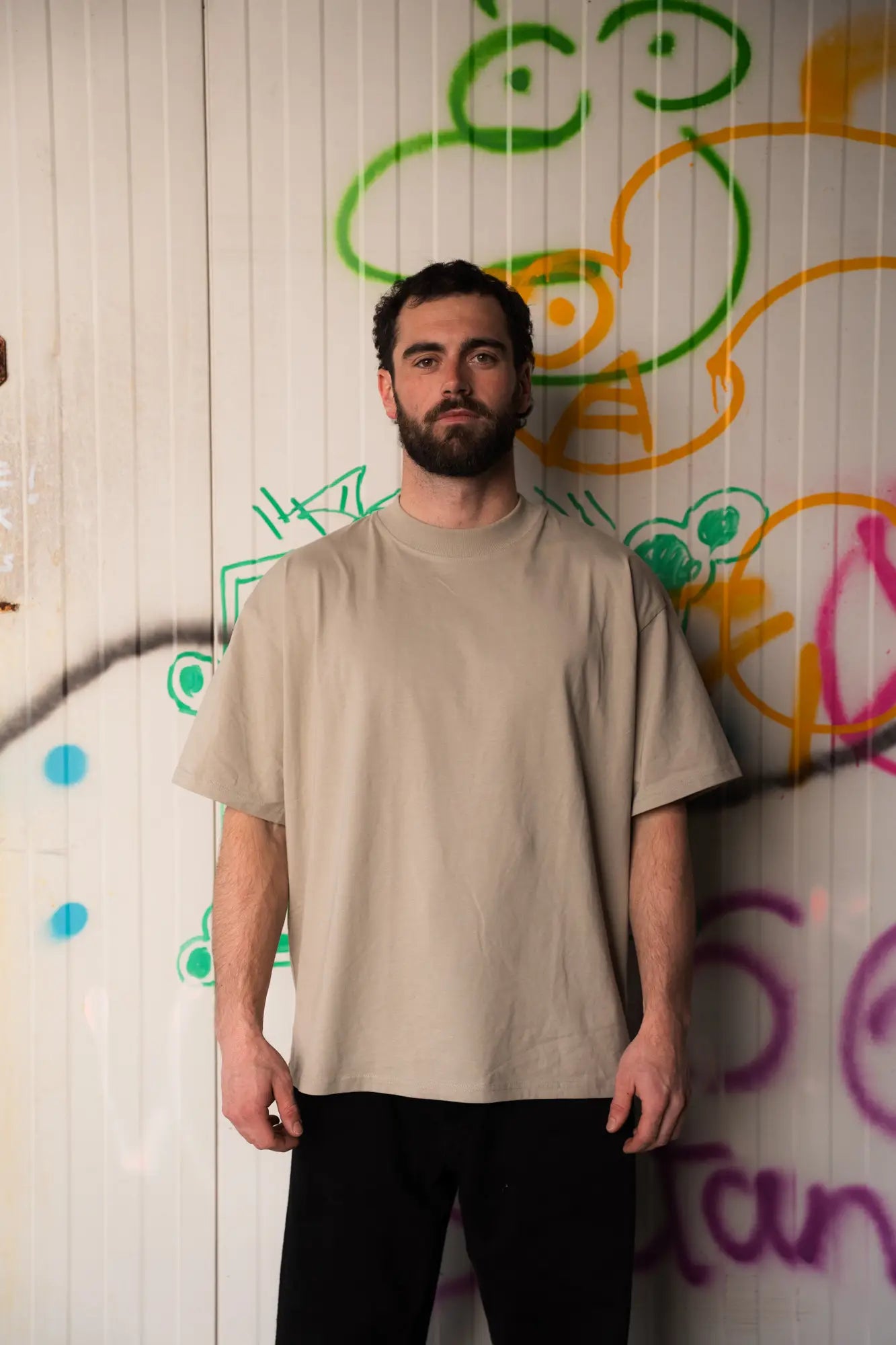 T-shirt Oversize "Soft Insanity" Stone