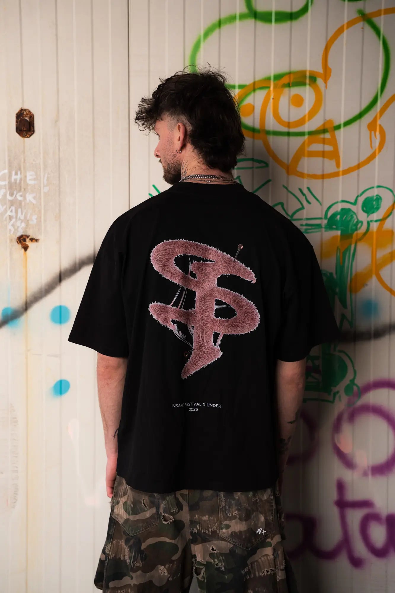 T-shirt Oversize "Soft Insanity" Black