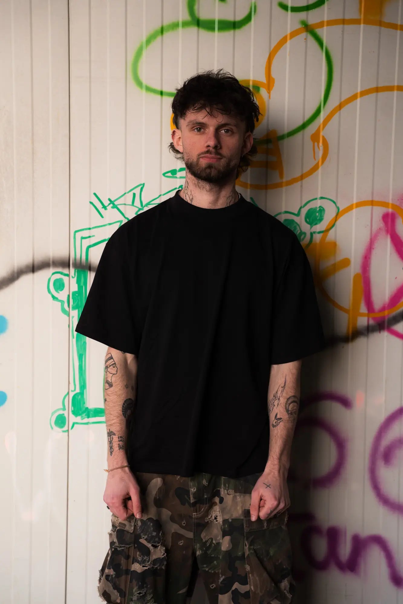 T-shirt Oversize "Soft Insanity" Black