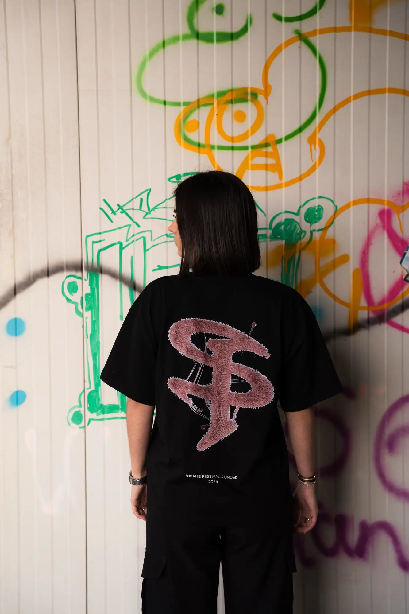 T-shirt Oversize "Soft Insanity" Black