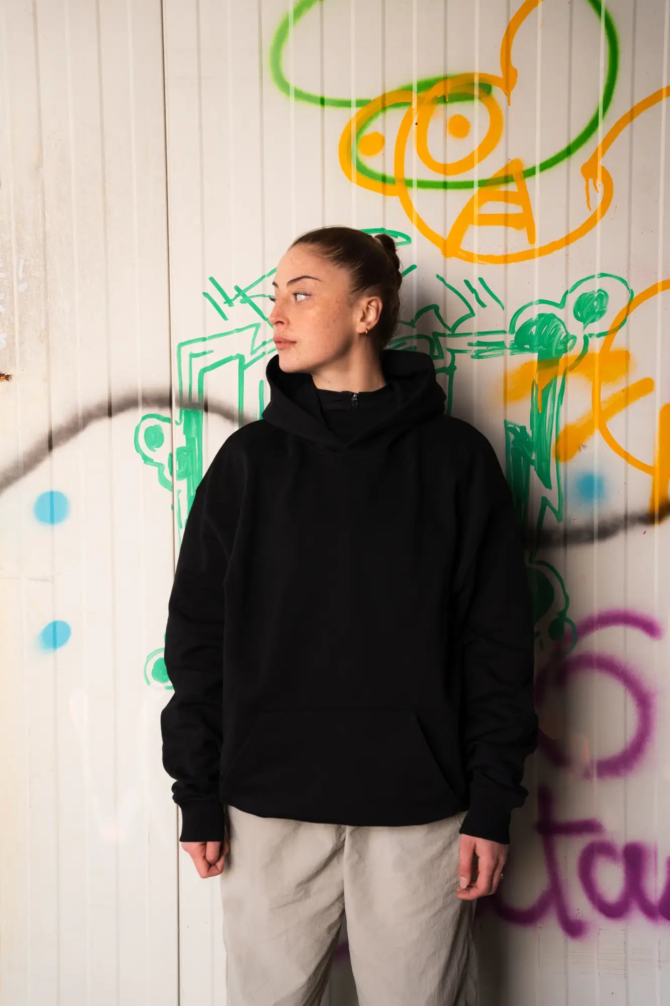 Hoodie "Soft Insanity" Black