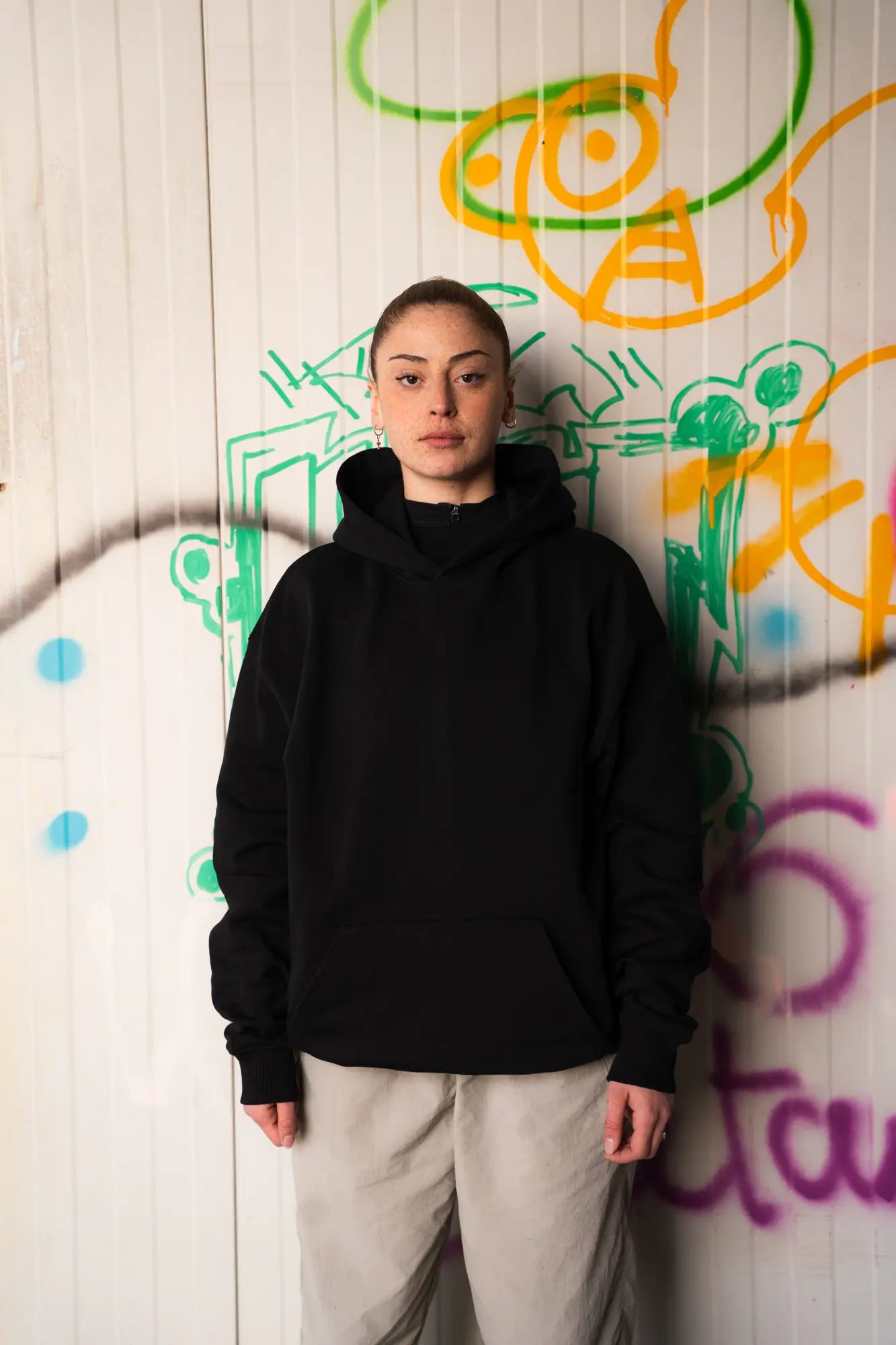 Hoodie "Chrome Chain" Black