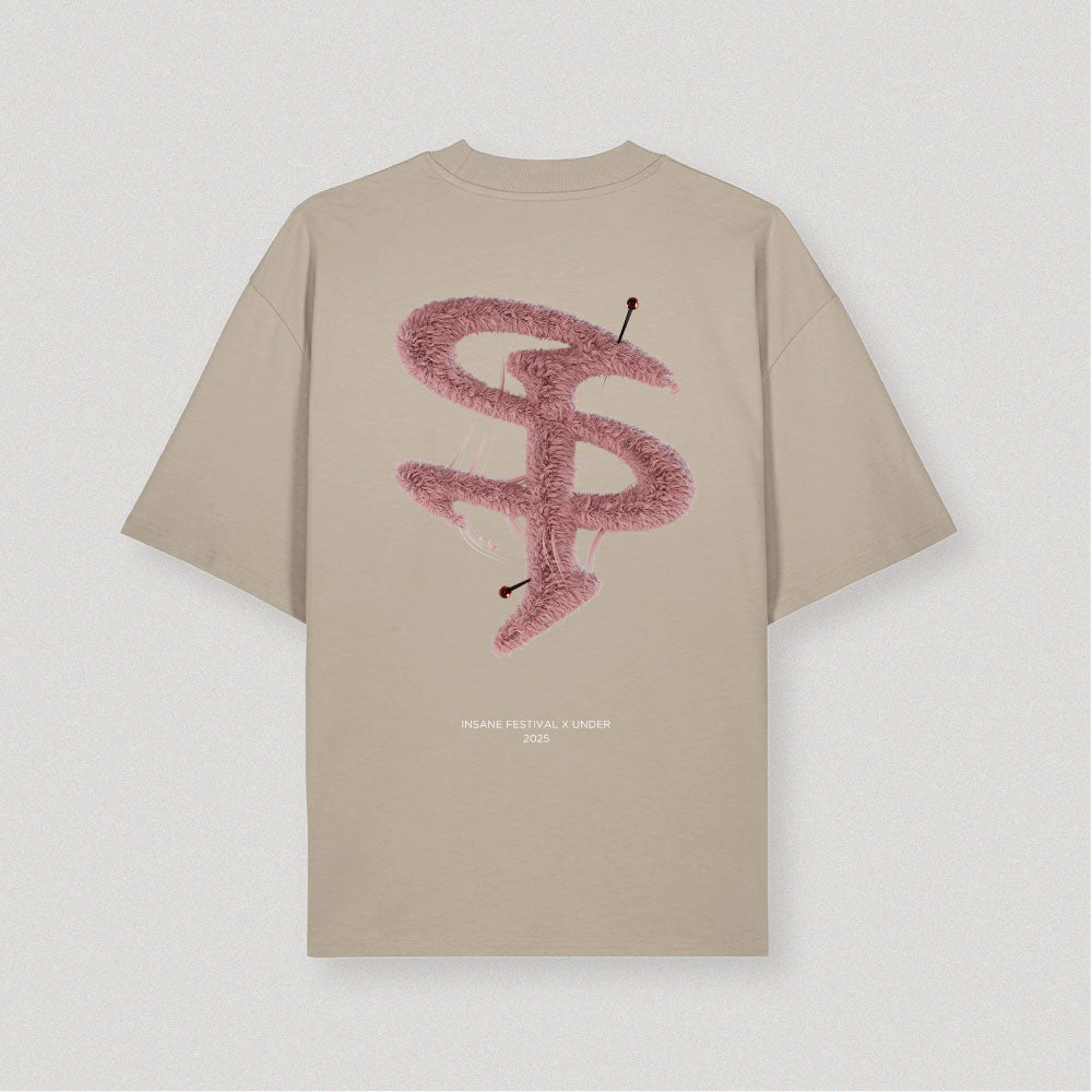 T-shirt Oversize "Soft Insanity" Stone
