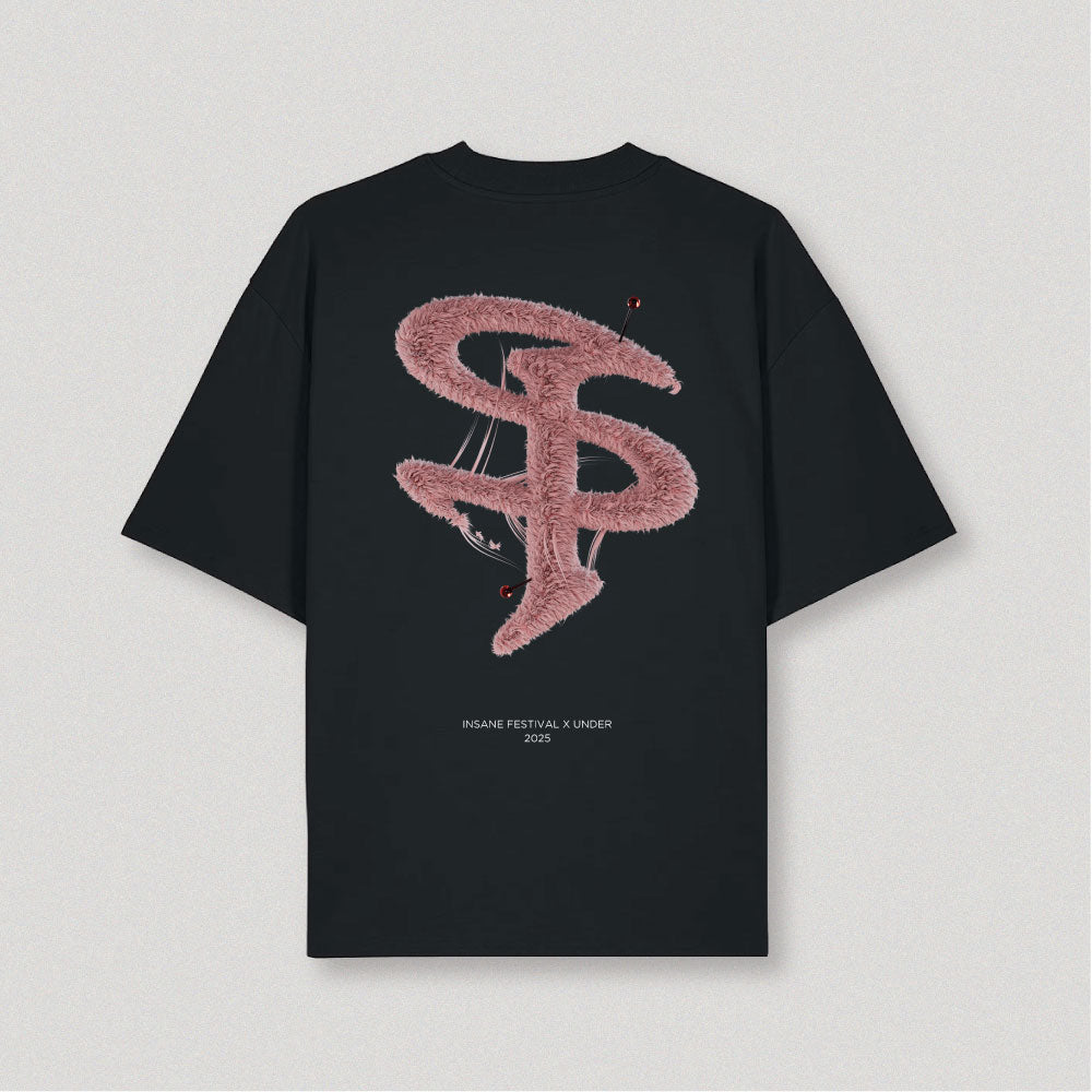 T-shirt Oversize "Soft Insanity" Black