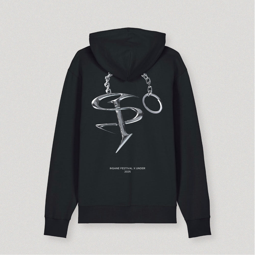 Hoodie "Chrome Chain" Black