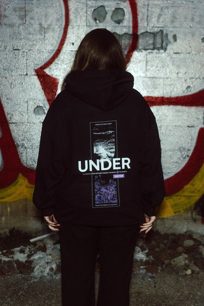 Hoodie "UNDER x A5KM" Black