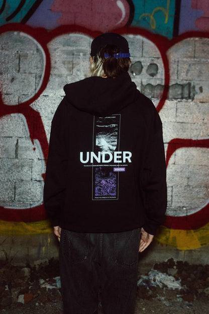 Hoodie "UNDER x A5KM" Black