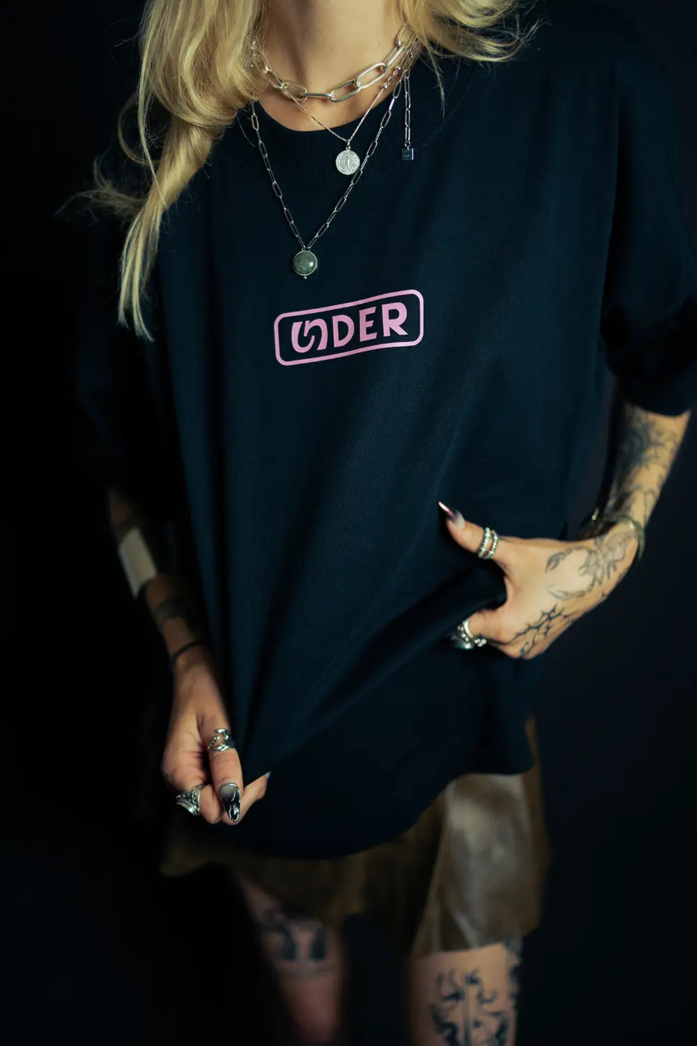 T-shirt Oversize "Summer" Black